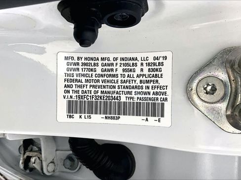 Used 2019 Honda Civic EX image 34