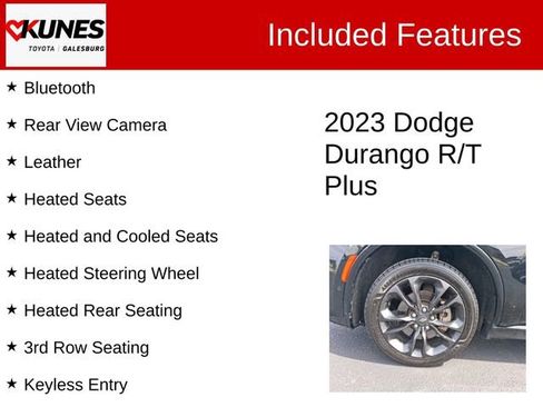 Used 2023 Dodge Durango R/T w/ Blacktop Package AWD/4WD image 2