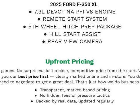 Certified 2025 Ford F350 XL w/ STX Appearance Package AWD/4WD image 2