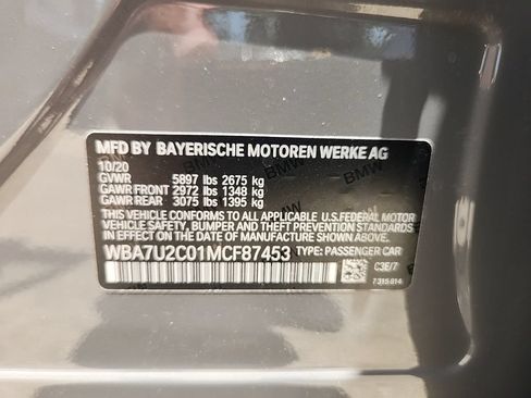 Used 2021 BMW 750i xDrive w/ Autobahn Package AWD/4WD image 8