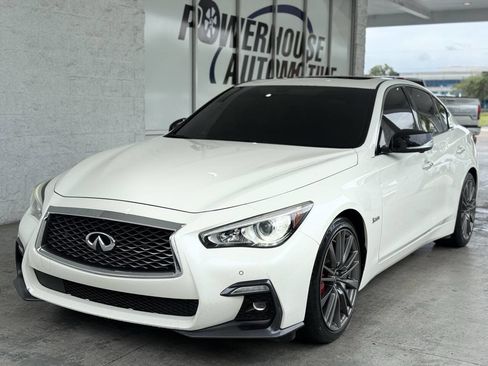 Used 2019 INFINITI Q50 Red Sport 400 w/ Sensory Package image 3