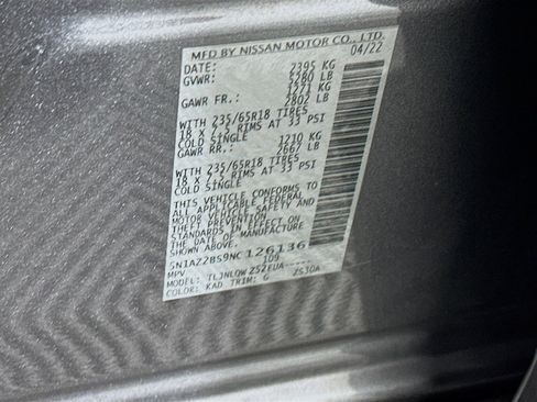 Used 2022 Nissan Murano SV image 12