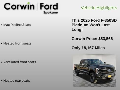 Certified 2025 Ford F350 Platinum w/ Tremor Off-Road Package image 18
