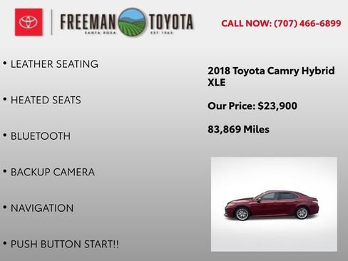 Used 2018 Toyota Camry XLE FWD image 5
