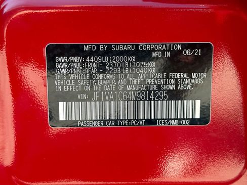 Used 2021 Subaru WRX Premium w/ Popular Package #3 (IZT) AWD/4WD image 28