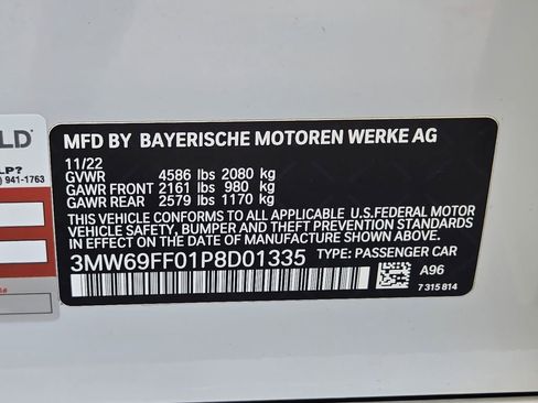 Used 2023 BMW 330i Sedan w/ Driving Assistance Package RWD image 31