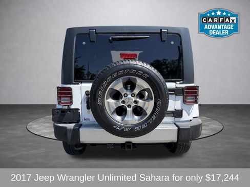 Used 2017 Jeep Wrangler Unlimited Sahara w/ Connectivity Group AWD/4WD image 7