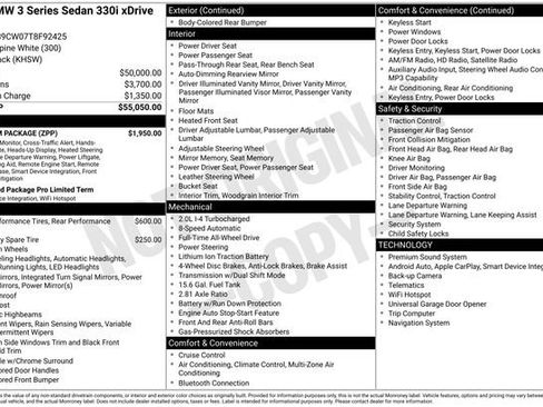 Used 2026 BMW 330i xDrive Sedan w/ Premium Package AWD/4WD image 39