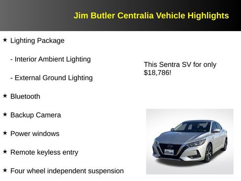 Used 2020 Nissan Sentra SV w/ Lighting Package image 5