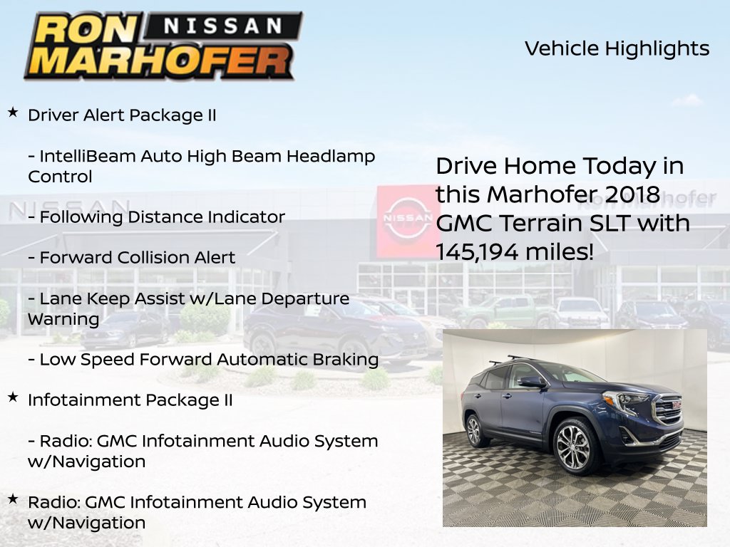 Used 2018 GMC Terrain SLT w/ Preferred Package AWD/4WD image 15