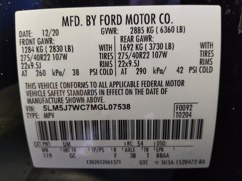 Used 2021 Lincoln Aviator Reserve w/ Equipment Group 201A RWD image 33