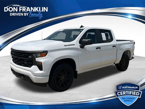 Used 2023 Chevrolet Silverado 1500 Custom w/ LPO, Dark Essentials Package AWD/4WD image 1