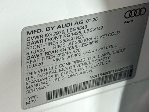 New 2027 Audi Q6 e-tron Premium Plus image 28