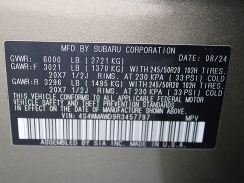 Used 2024 Subaru Ascent Touring AWD/4WD image 33