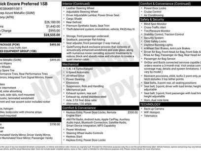 Used 2019 Buick Encore Preferred w/ Safety Package