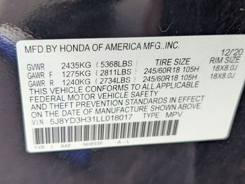 Used 2020 Acura MDX FWD image 23