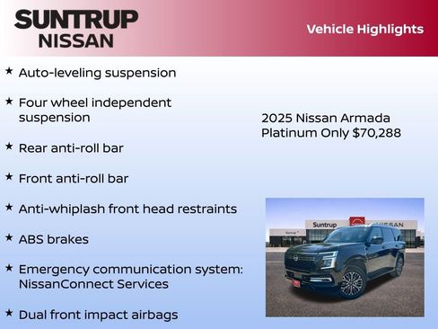 New 2025 Nissan Armada Platinum image 24