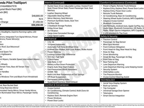 Certified 2024 Honda Pilot TrailSport image 34