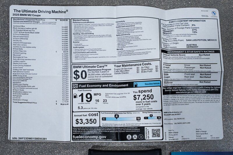 Used 2025 BMW M2 RWD image 30