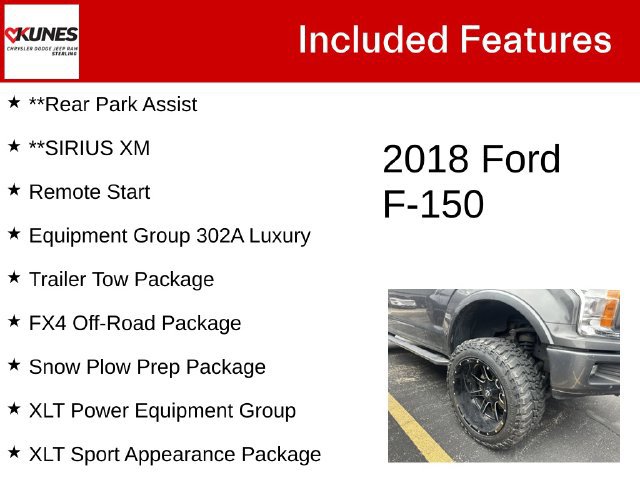 Used 2018 Ford F150 XLT w/ Equipment Group 302A Luxury AWD/4WD image 5