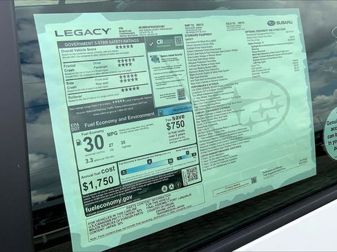 Used 2025 Subaru Legacy Premium image 14