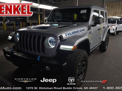 Used 2023 Jeep Wrangler Unlimited Rubicon 4xe w/ Steel Bumper Group image 1