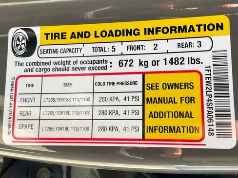 Used 2025 Ford F150 STX w/ Equipment Group 201A FX4 AWD/4WD image 51