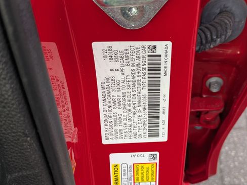 Certified 2022 Honda Civic Sport image 40