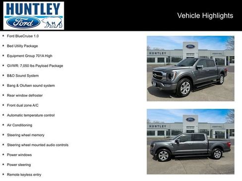 Used 2023 Ford F150 Platinum w/ Equipment Group 701A High image 2