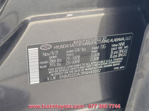 Used 2022 Hyundai Santa Fe SEL image 16