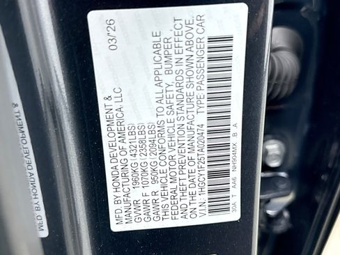 Used 2026 Honda Accord LX image 24