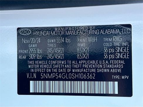 New 2025 Hyundai Santa Fe Calligraphy image 35