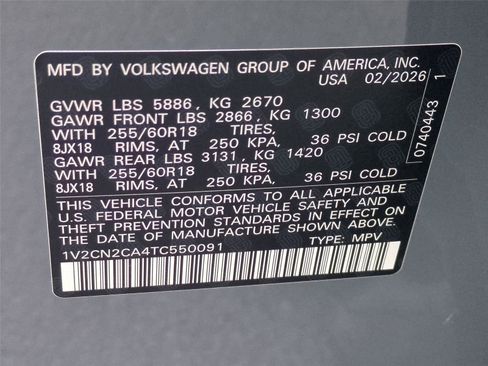 New 2026 Volkswagen Atlas Peak Edition AWD/4WD image 25