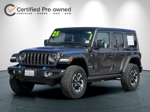 Certified 2025 Jeep Wrangler Unlimited Rubicon 4xe w/ Convenience Group AWD/4WD image 8