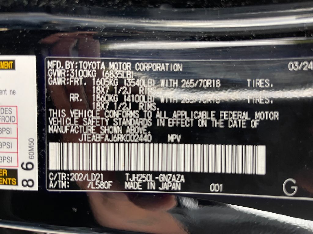 Used 2024 Toyota Land Cruiser AWD/4WD image 6