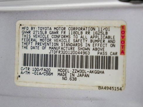 Used 2002 Toyota MR2 image 42