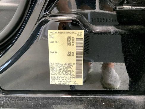 Used 2021 Nissan Altima 2.5 SV FWD image 8