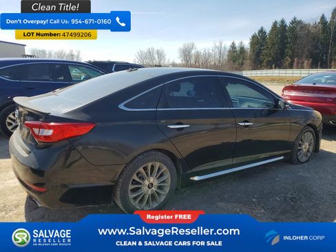 Used 2015 Hyundai Sonata Limited w/ Option Group 06 FWD image 4