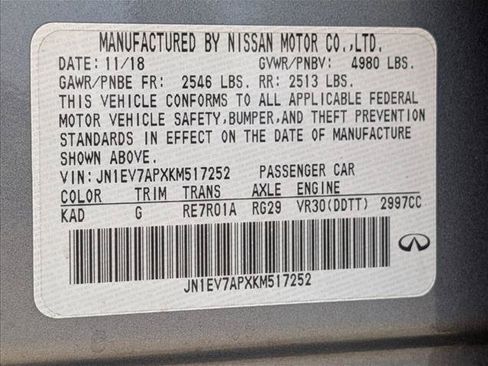 Used 2019 INFINITI Q50 Luxe RWD image 25