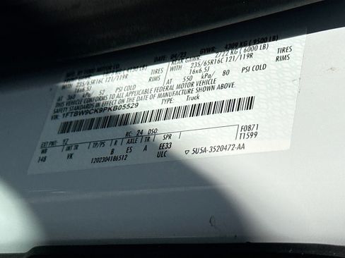 Used 2023 Ford E-Transit Medium Roof w/ Load Area Protection Package RWD image 36