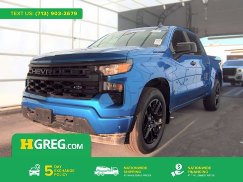 Used 2023 Chevrolet Silverado 1500 Custom w/ LPO, Dark Essentials Package RWD image 1