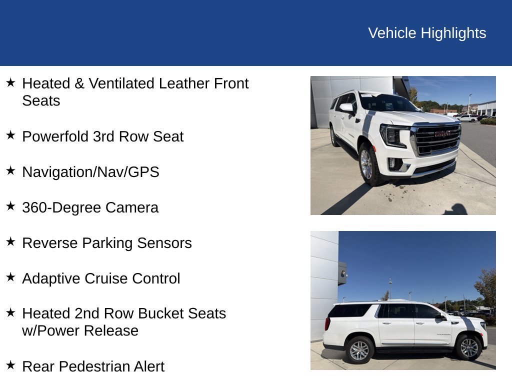 Used 2023 GMC Yukon XL SLT w/ SLT Luxury Package RWD image 33