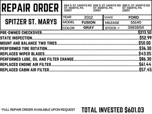 Used 2012 Ford Fusion SE image 3