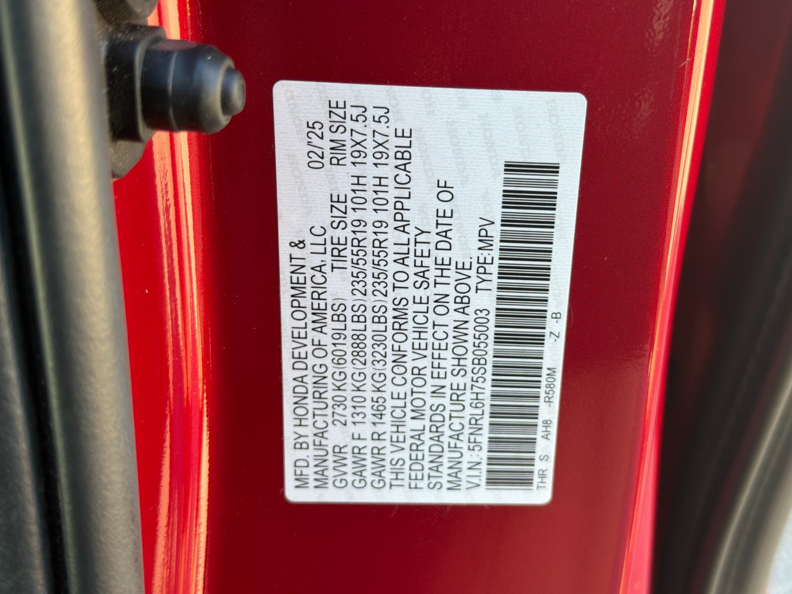 Used 2025 Honda Odyssey Sport-L image 44