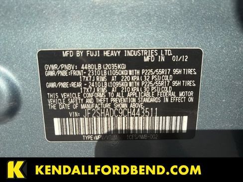 Used 2012 Subaru Forester 2.5X Premium w/ All-Weather Pkg AWD/4WD image 19