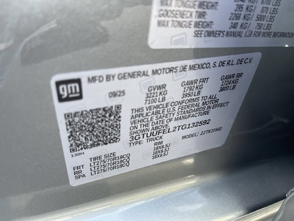 New 2026 GMC Sierra 1500 AT4X AWD/4WD image 35