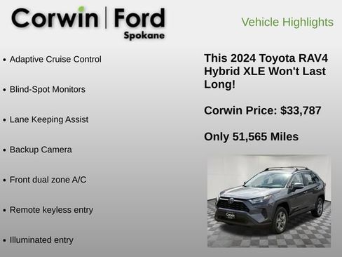 Used 2024 Toyota RAV4 XLE AWD/4WD image 6