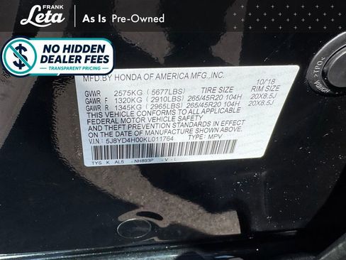 Used 2019 Acura MDX A-Spec AWD/4WD image 32