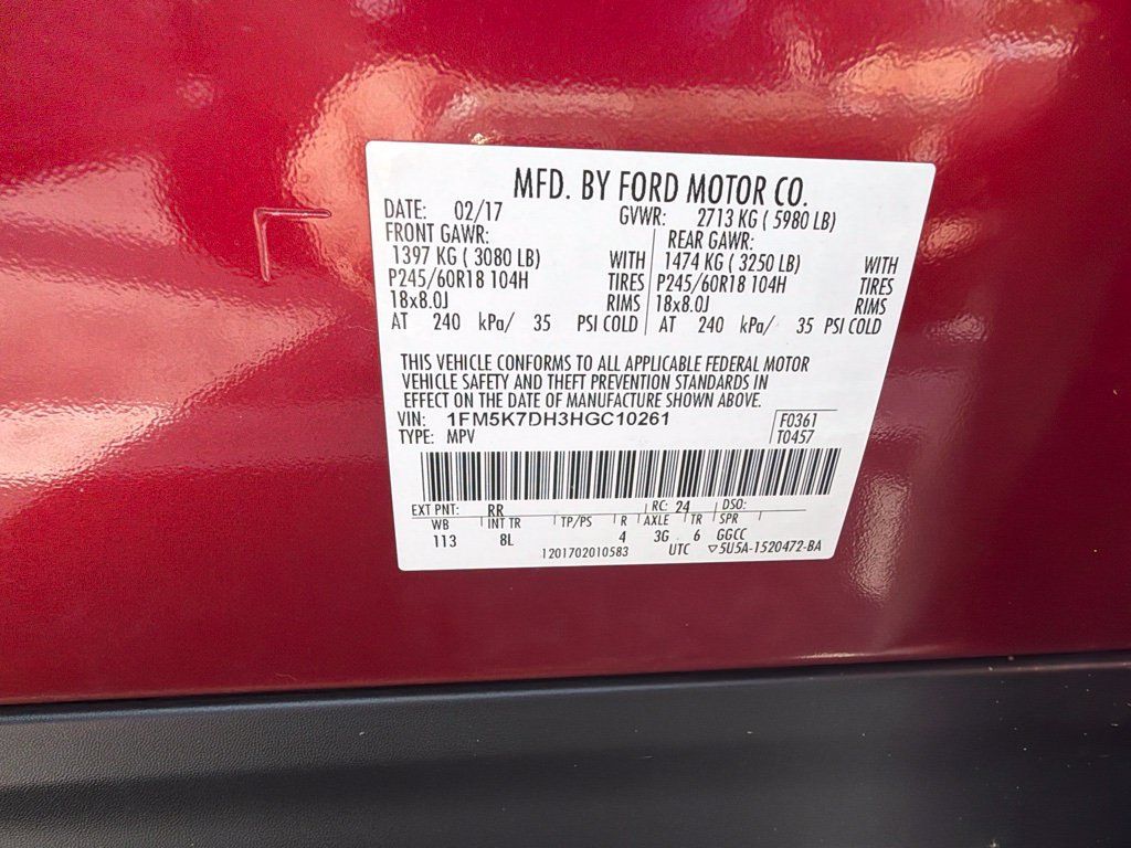 Used 2017 Ford Explorer XLT w/ Equipment Group 201A FWD image 11
