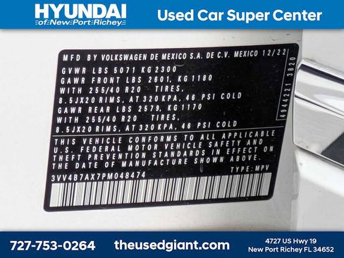 Used 2023 Volkswagen Tiguan SEL R-Line AWD/4WD image 44